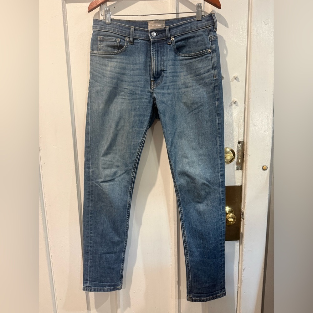 Everlane Men's Skinny Jeans in Medium Blue Wash